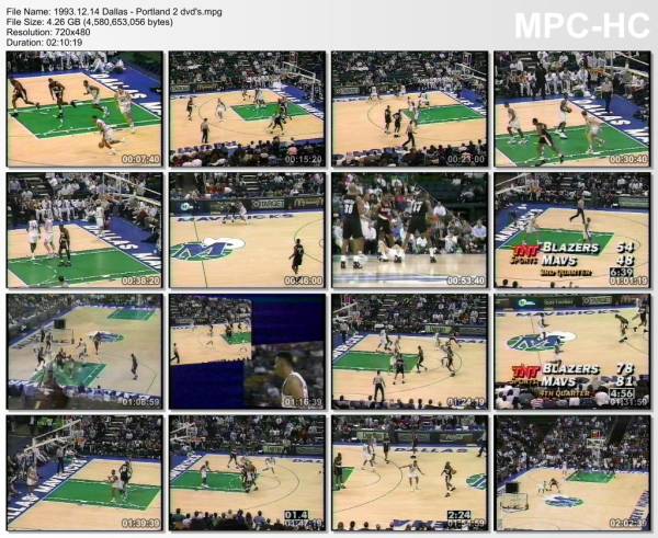 14.december 1993	Dallas - Portland   93-100 (OT)