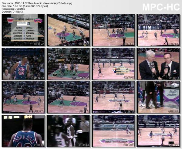7.november 1993	San Antonio - New Jersey   73-99