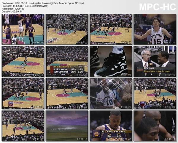 16.may 1995	San Antonio - Lakers (West Semifinals 1995,game 5)   96-98 (OT)